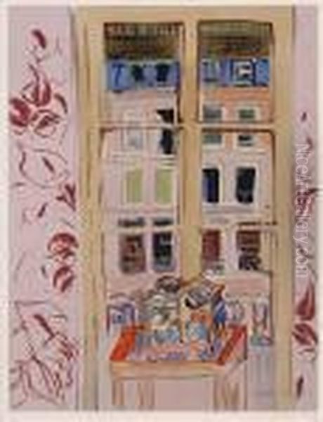 View From A Window Oil Painting by Raoul Dufy