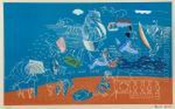 La Mer Oil Painting by Raoul Dufy