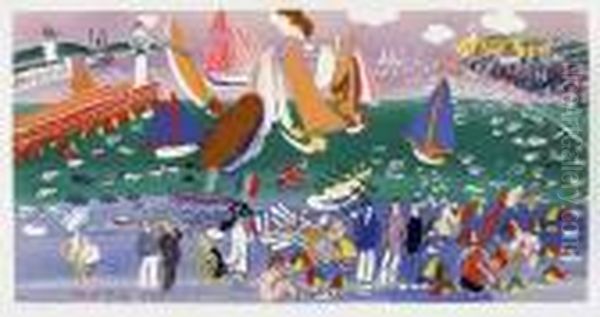 La Baie De Sainte-adresse Oil Painting by Raoul Dufy