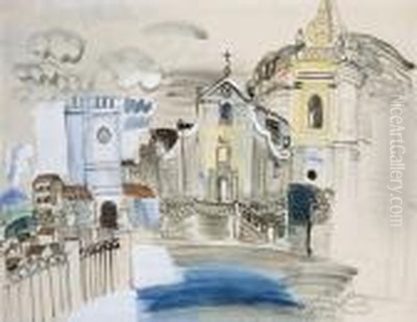 L'eglise De Taormine Oil Painting by Raoul Dufy