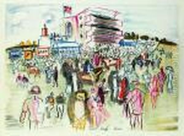 Epsom Oil Painting by Raoul Dufy