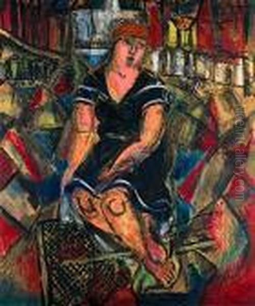 Baigneuse Oil Painting by Raoul Dufy