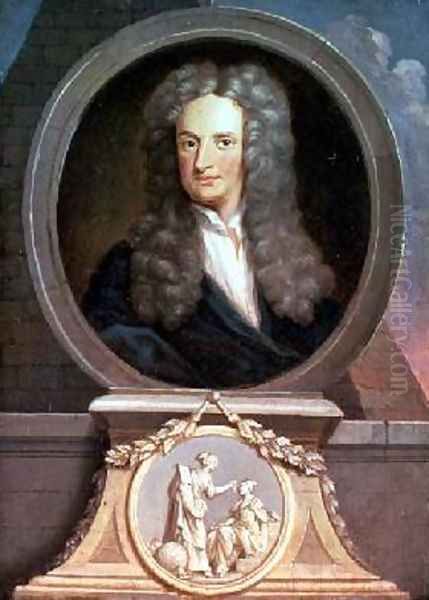 Sir Isaac Newton Oil Painting by Charles Robert Leslie