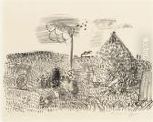 The Wheat Thresher; And Four Companion Prints Oil Painting by Raoul Dufy