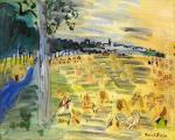 Langres Oil Painting by Raoul Dufy