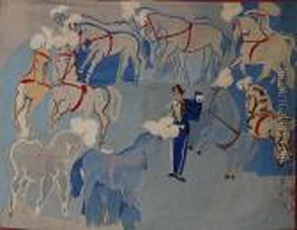 La Parade Oil Painting by Raoul Dufy