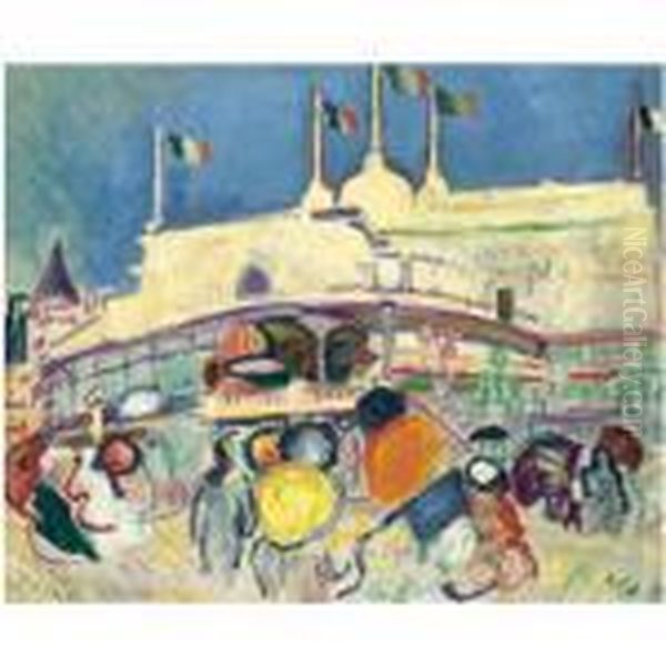 Le Casino Oil Painting by Raoul Dufy