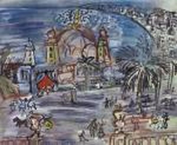 Carnaval A Nice Oil Painting by Raoul Dufy