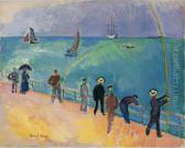 Les Pecheurs Oil Painting by Raoul Dufy