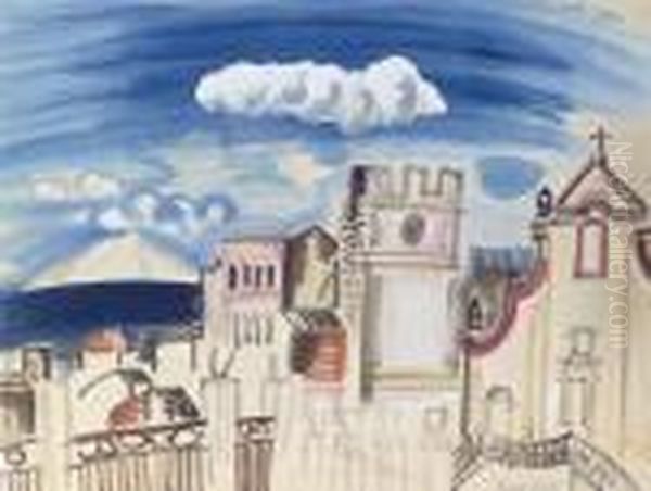 L'eglise De Taormina Oil Painting by Raoul Dufy