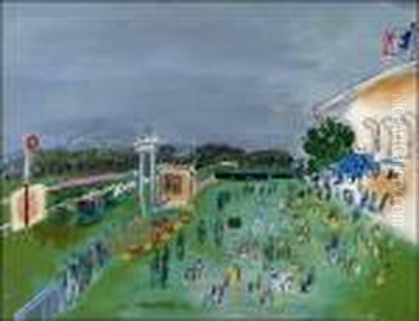 At The Fairgrounds Oil Painting by Raoul Dufy