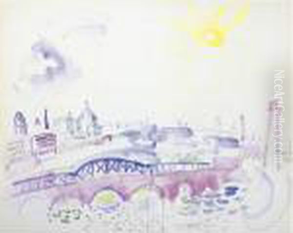 Londres Oil Painting by Raoul Dufy