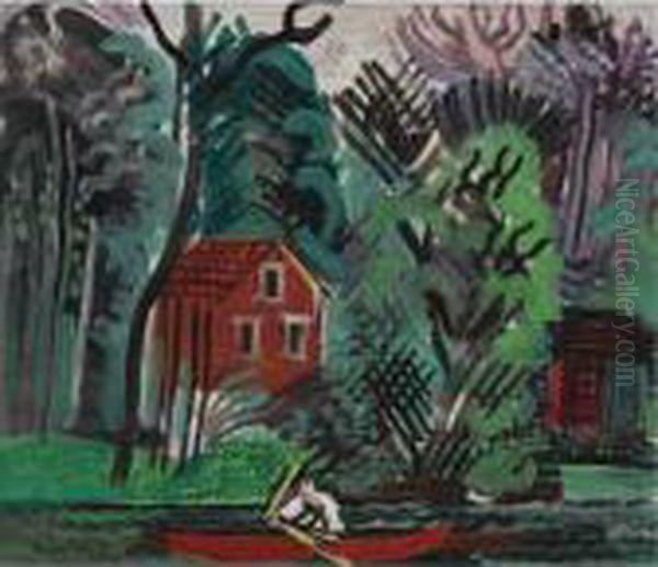 Le Canotage Oil Painting by Raoul Dufy