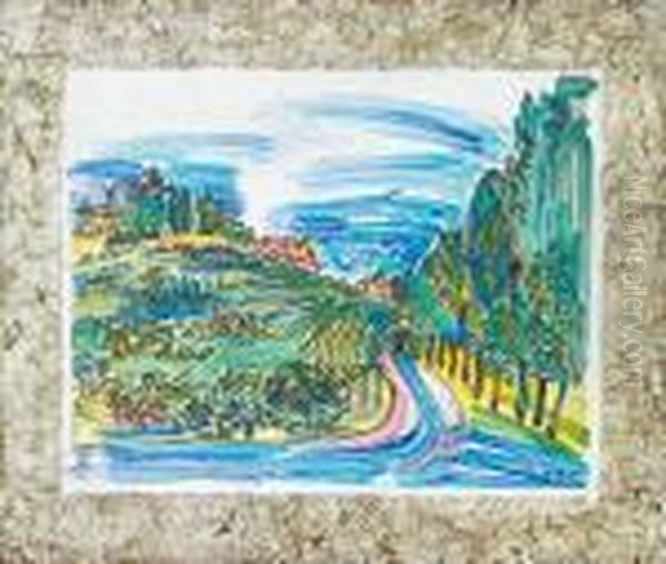 Paysage Oil Painting by Raoul Dufy