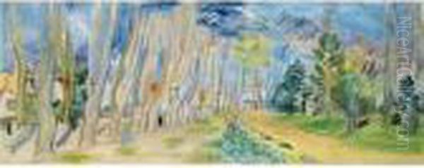 L'allee Oil Painting by Raoul Dufy