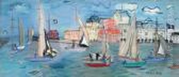  Les Regates, 1935  Oil Painting by Raoul Dufy