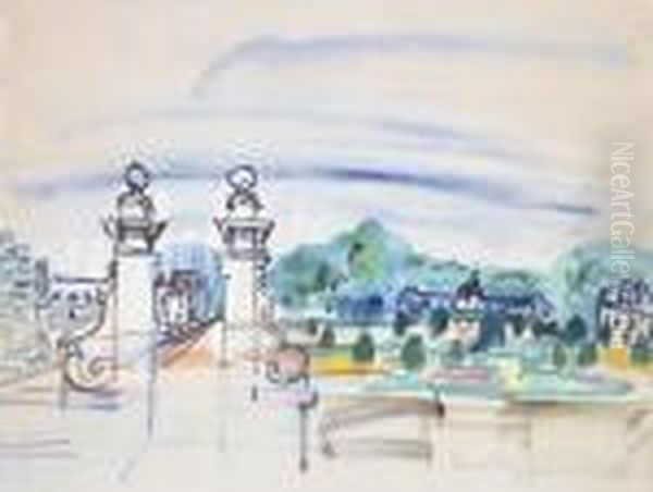 Entree Du Chateau Oil Painting by Raoul Dufy