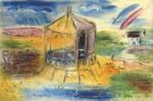 Kiosque A Musique Oil Painting by Raoul Dufy