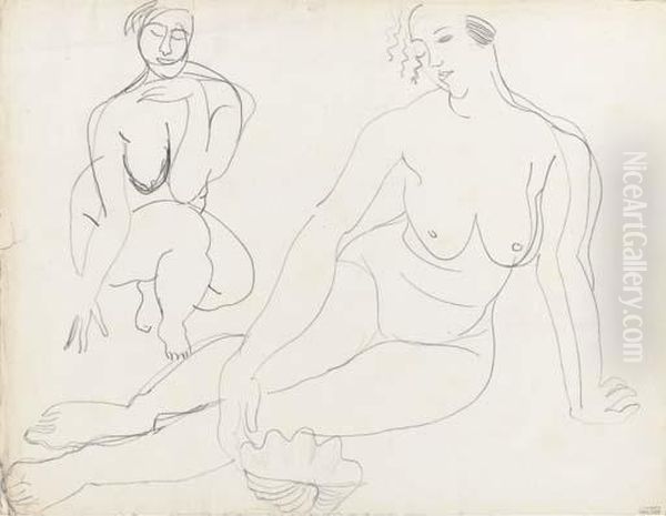 Femme Au Coquillage by Raoul Dufy