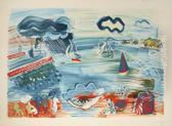 Le Havre Oil Painting by Raoul Dufy