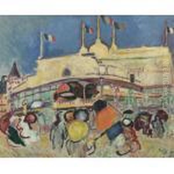 Le Casino Oil Painting by Raoul Dufy