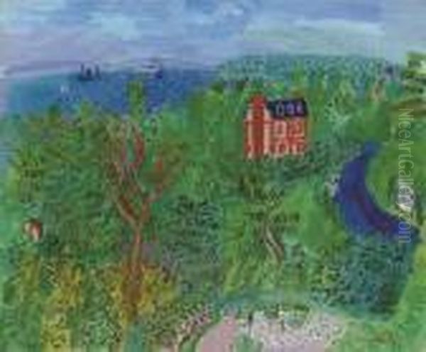 Villerville Oil Painting by Raoul Dufy