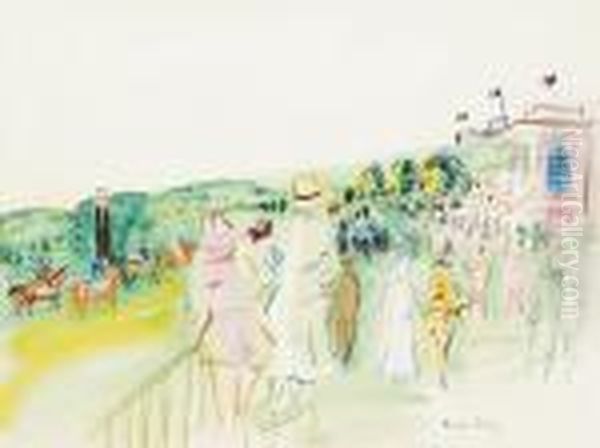 Deauville Oil Painting by Raoul Dufy