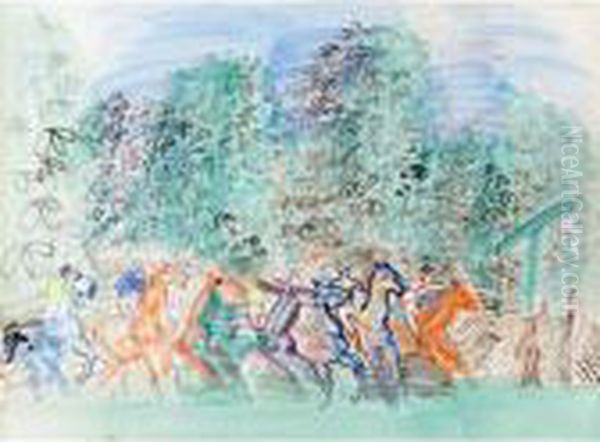 Le Depart Oil Painting by Raoul Dufy