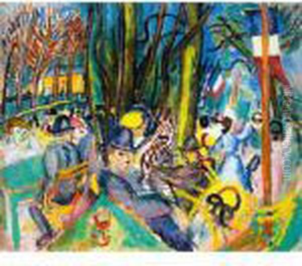 Le Bal Champetre Oil Painting by Raoul Dufy