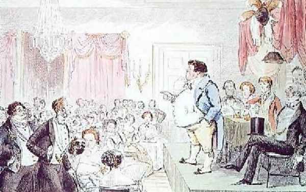 Mr Jorrockss Lecture on Unting Oil Painting by John Leech