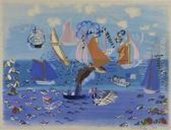 Marine Oil Painting by Raoul Dufy