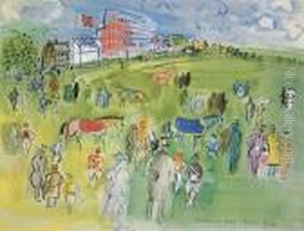 Les Courses A Goodwood by Raoul Dufy