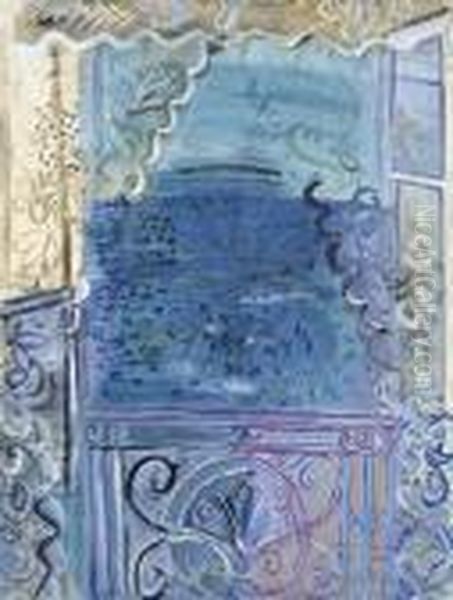 Fenetre Ouverte Au Havre Oil Painting by Raoul Dufy