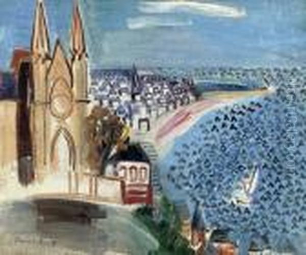 L'entree Du Port Du Havre Oil Painting by Raoul Dufy