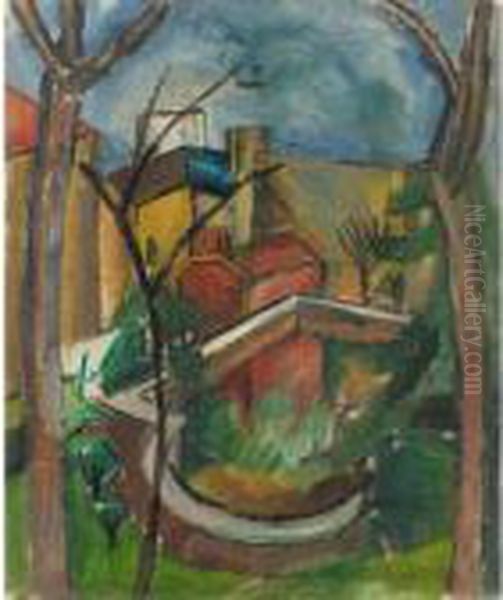 Paysage De Falaise Oil Painting by Raoul Dufy