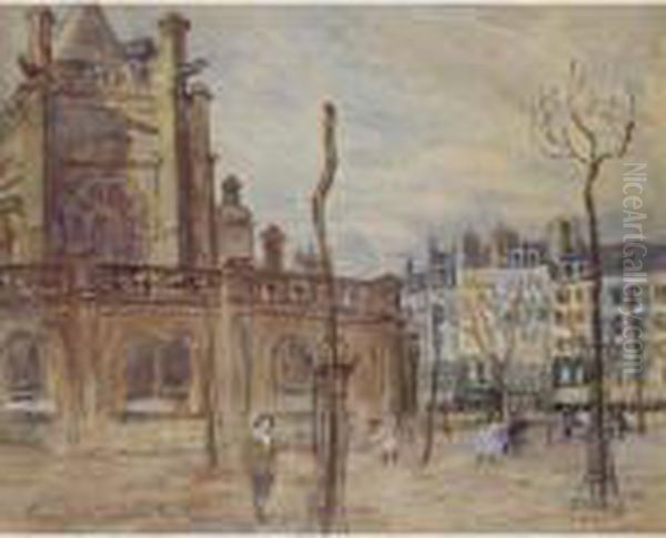 Le Square Notre-dame Oil Painting by Raoul Dufy