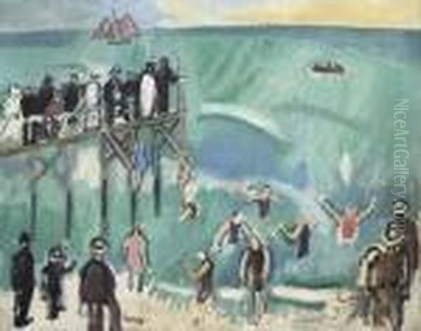 La Jetee Oil Painting by Raoul Dufy