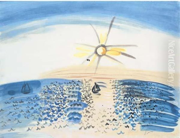 La Mer Oil Painting by Raoul Dufy