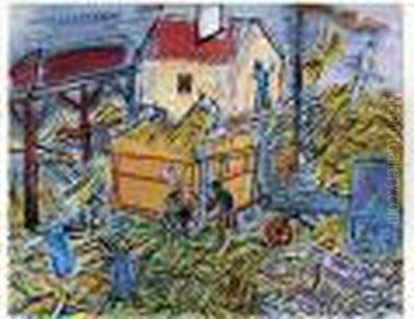 Depicage Jaune Oil Painting by Raoul Dufy