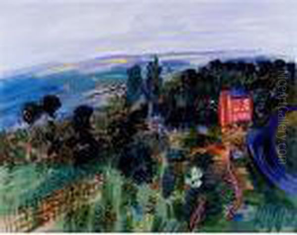 Villerville Oil Painting by Raoul Dufy