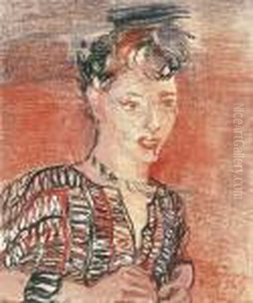 Portrait De Regina Homburger Oil Painting by Raoul Dufy