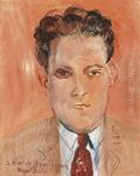 Portrait De Freddy Homburger Oil Painting by Raoul Dufy