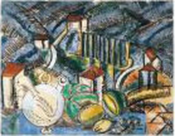 Nature Morte Au Paysage by Raoul Dufy