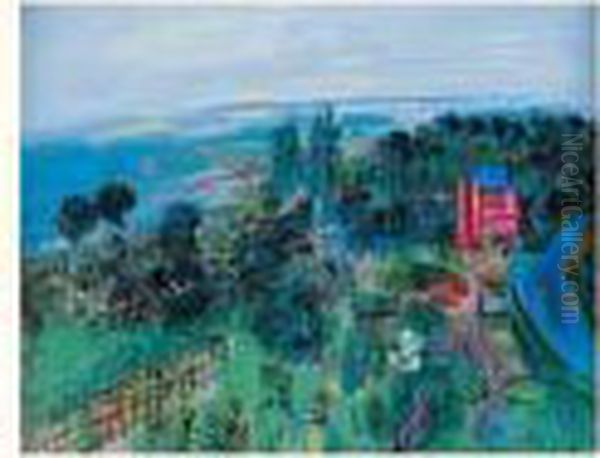 Villerville Oil Painting by Raoul Dufy