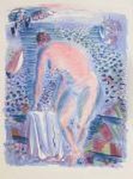 Grande Baigneuse Oil Painting by Raoul Dufy