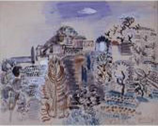 Taormina Oil Painting by Raoul Dufy