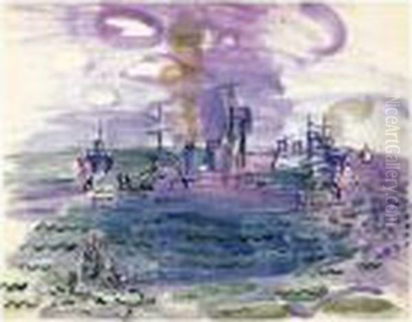 Les Bateaux by Raoul Dufy