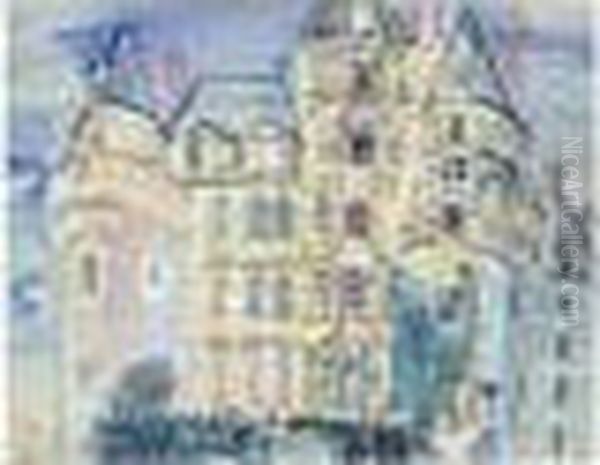 Le Chateau De Brissac Oil Painting by Raoul Dufy