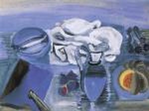 Nature Morte Au Bord De La Mer Oil Painting by Raoul Dufy