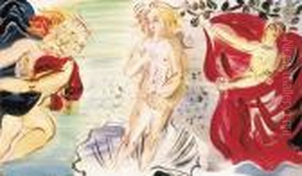 La Naissance De Venus Oil Painting by Raoul Dufy